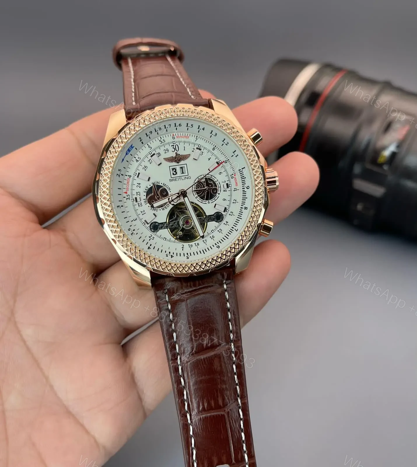 View 2 of Brand-Breitling Model-Bt Quality-7a Gender-Men’s Band-Brown
