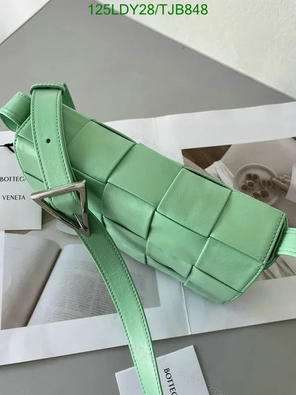 View 76 of Bottega Veneta Premium Nappa Leather Intrecciato Weave Bag with Magnetic Fastening BV9101