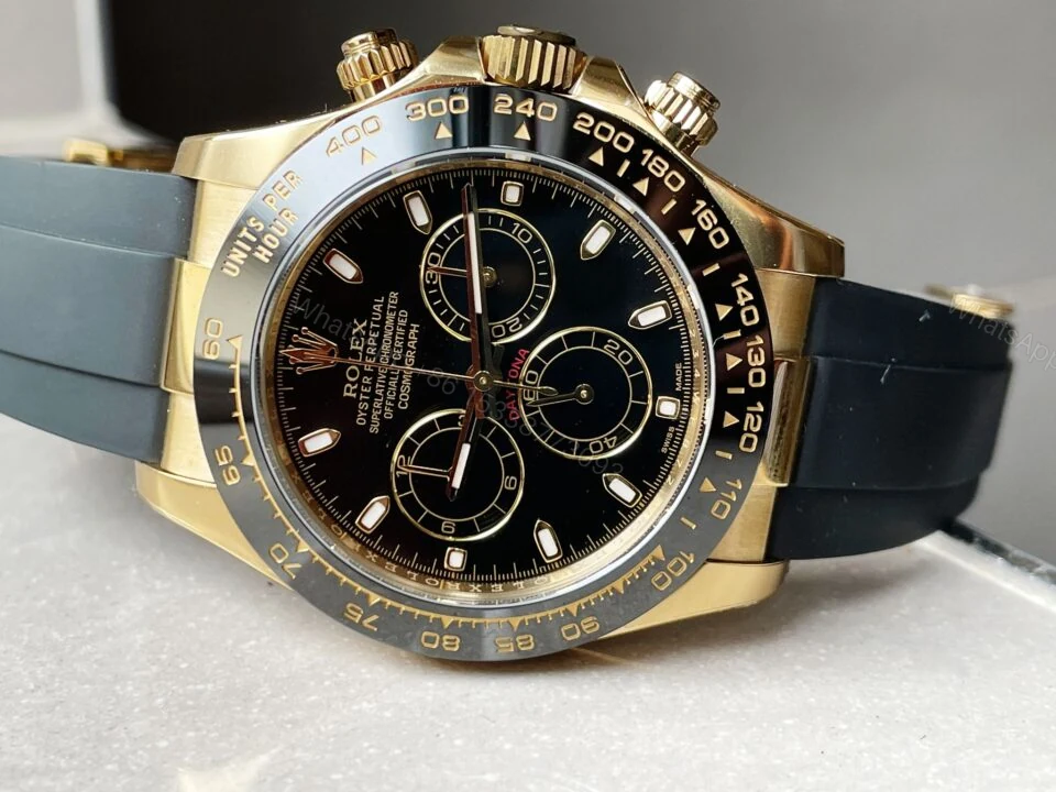 View 4 of Clean factory 1:1 Rolex Daytona Best Edition 904L Steel Black Dial A4130