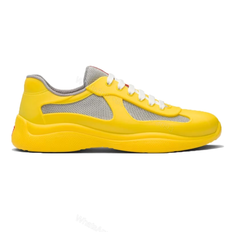 PRADA AMERICA’S CUP SOFT RUBBER AND BIKE FABRIC SNEAKERS – PRD003 — view 1