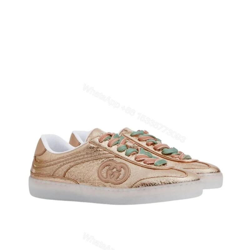 View 10 of Gucci Women G75 Sneaker Bronze Textured