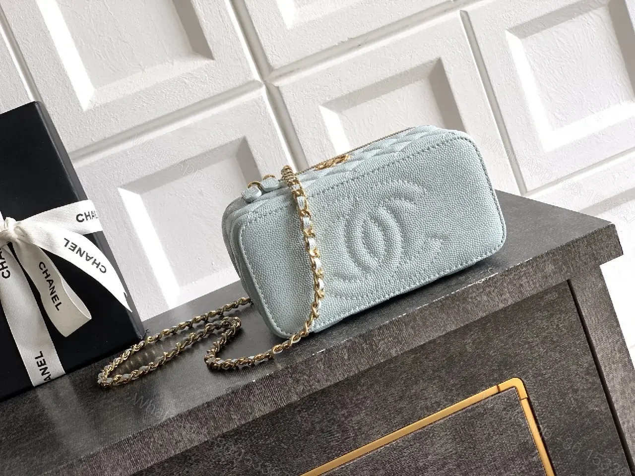 View 6 of Pastel Quilted Pearl Mini Bag: Luxe Everyday Carry