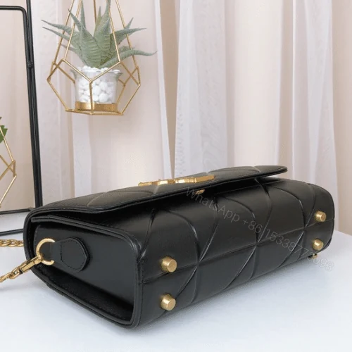 View 3 of Saint Laurent Niki Chain Bag Purchase Gold Hardware Black 22Cm