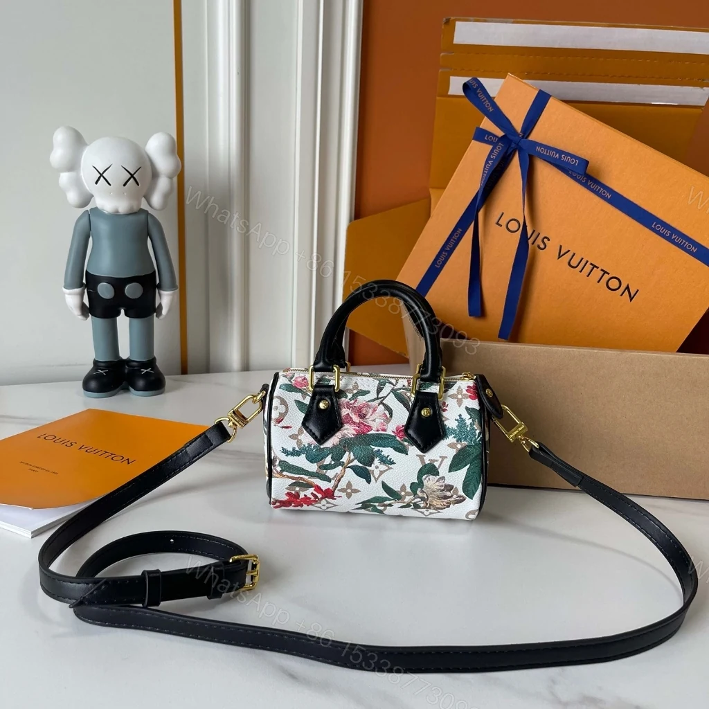 View 2 of Louis Vuitton Nano Speedy Monogram Canvas Dune 16Cm M29149