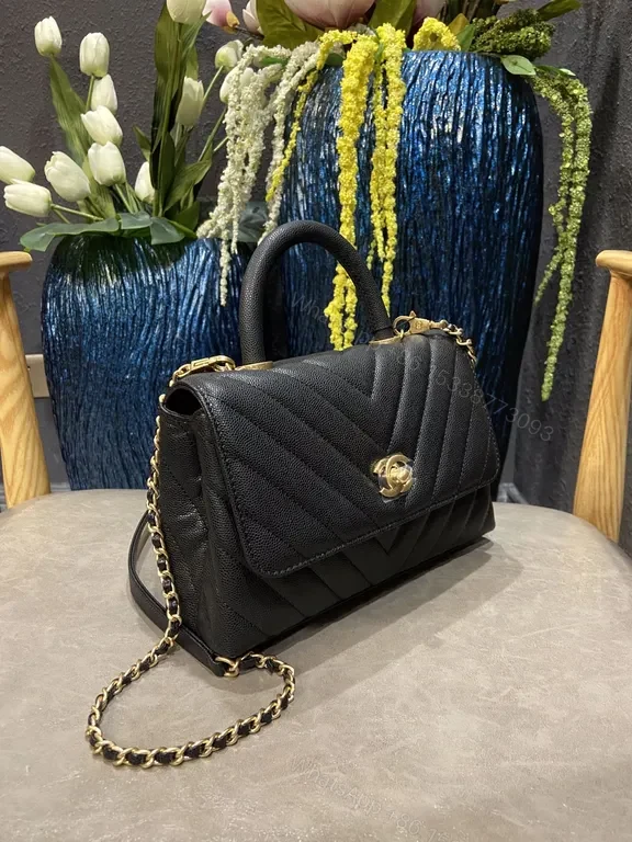 View 2 of Chanel-Inspired Quilted Leather Bag: Compact Luxury Crossbody