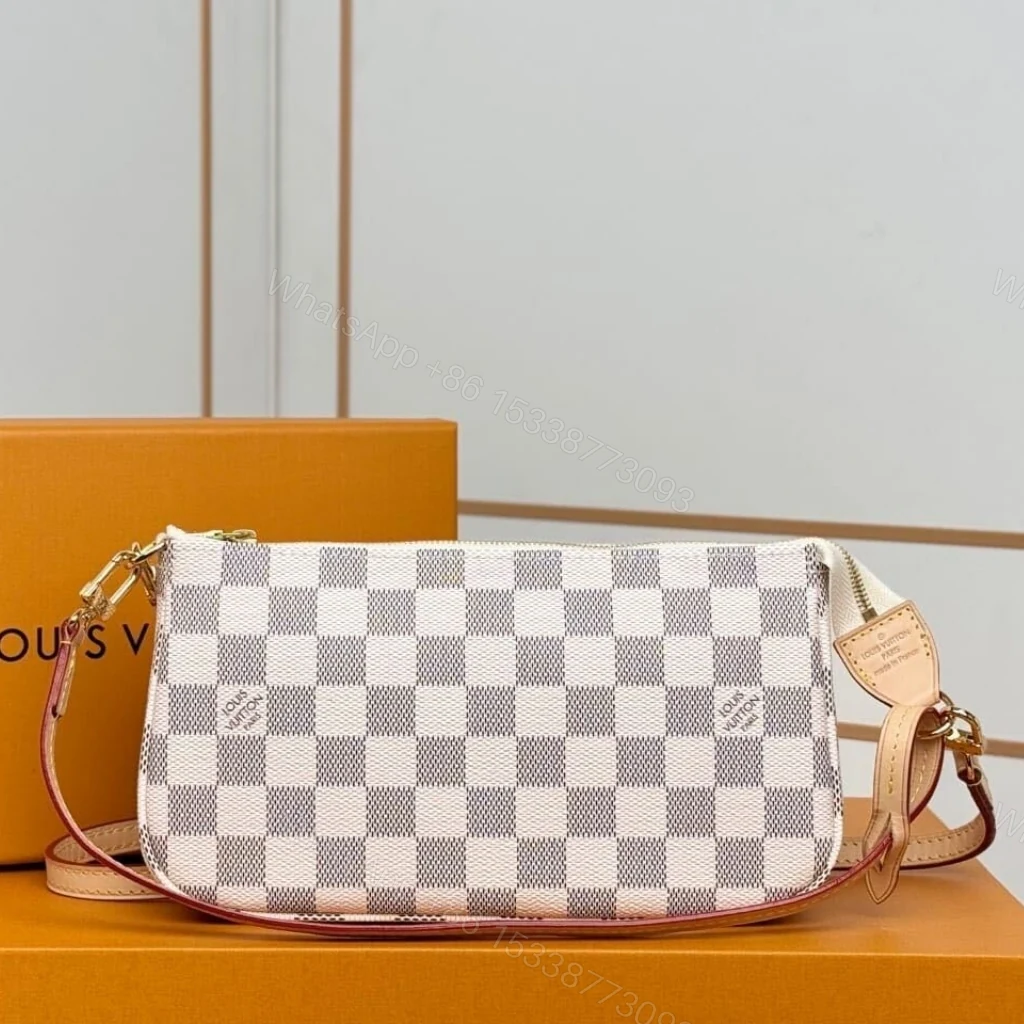 View 2 of Louis Vuitton Pochette Accessoires Damier Azur 23Cm N40915