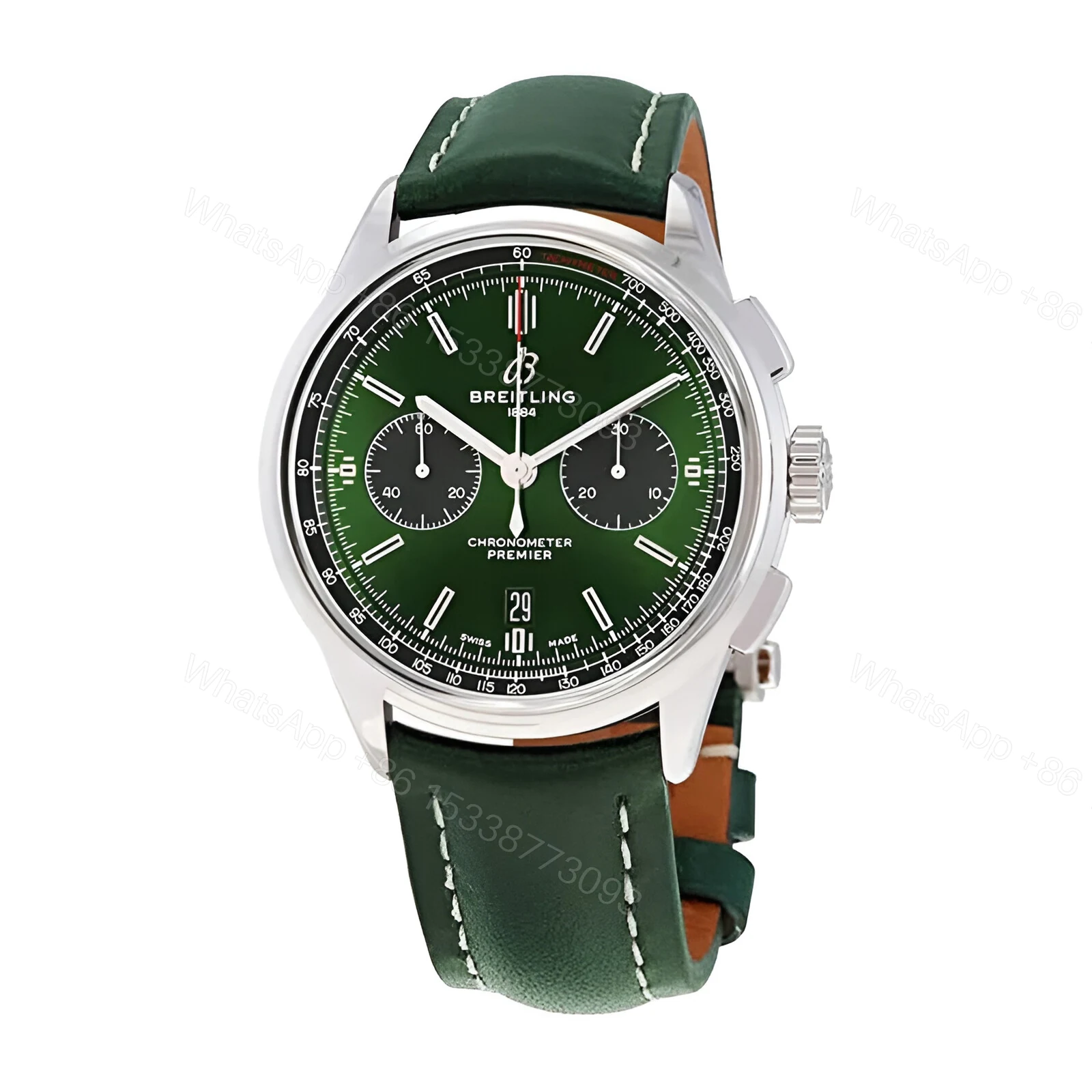 View 2 of Breitling Premier B01 AB0118A11L1X1 Replica
