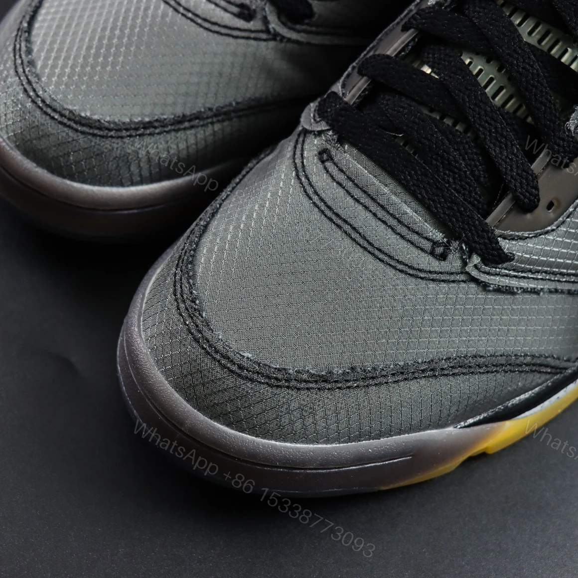 View 5 of Off White x Air Jordan 5 Retro SP Muslin Reps