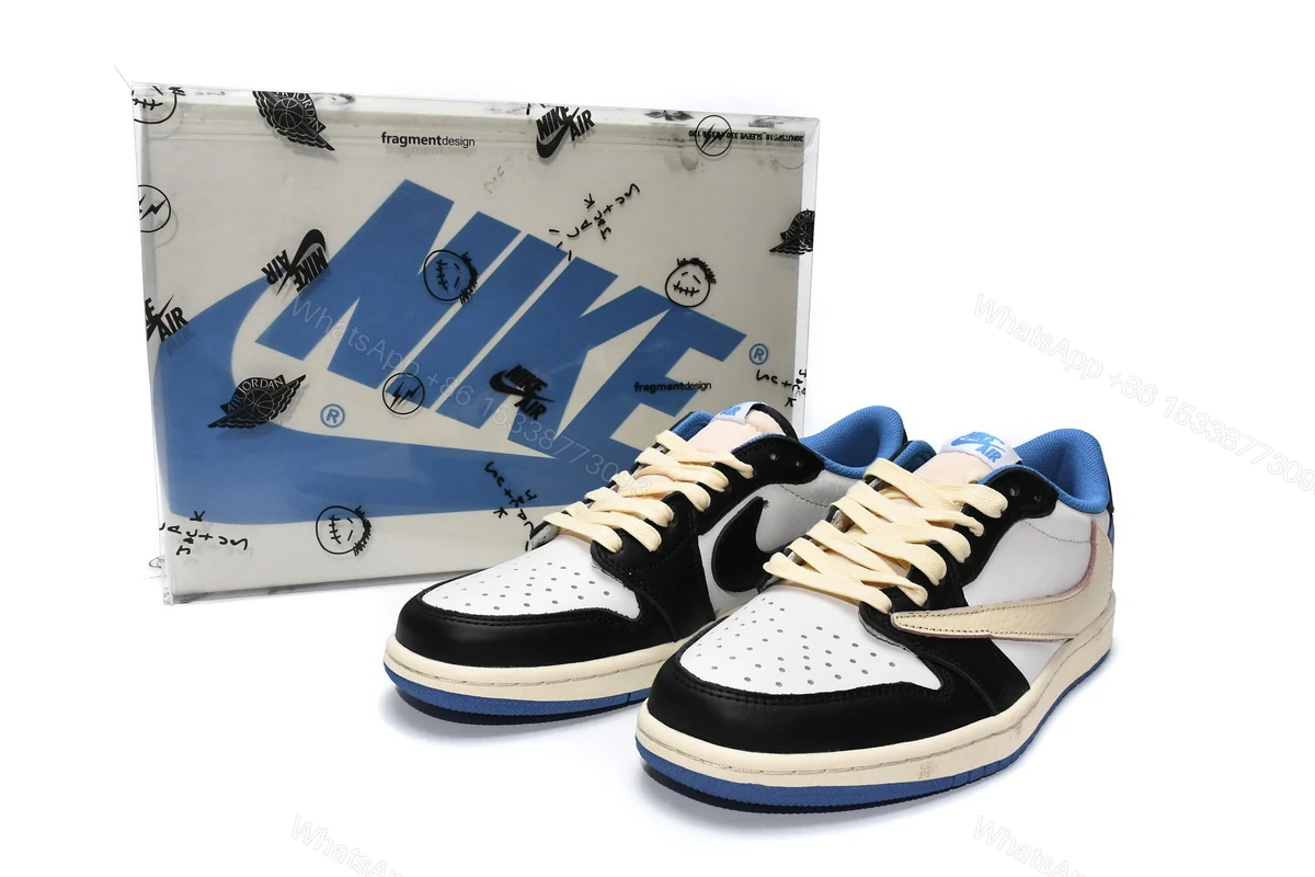 Travis Scott x Fragment Design x Air Jordan 1 Low DM7866-140 — view 2