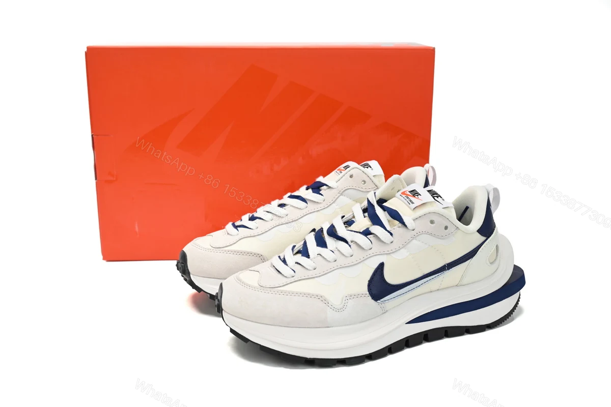 Sacai x Nike VaporWaffle Sesame and Beige Blue DD1875-109 — view 2