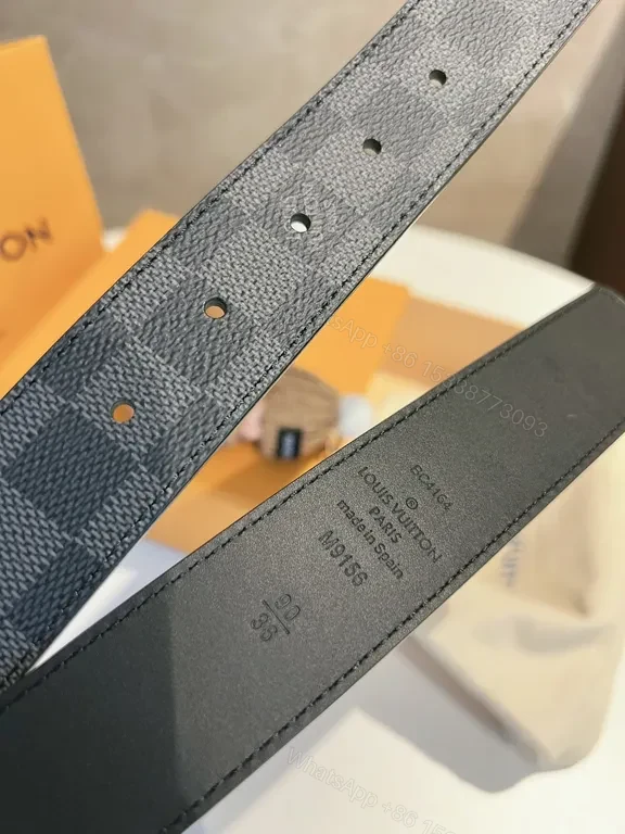 View 5 of Damier Graphite 35mm Belt â€” Luxury Casual? 35mm Belt