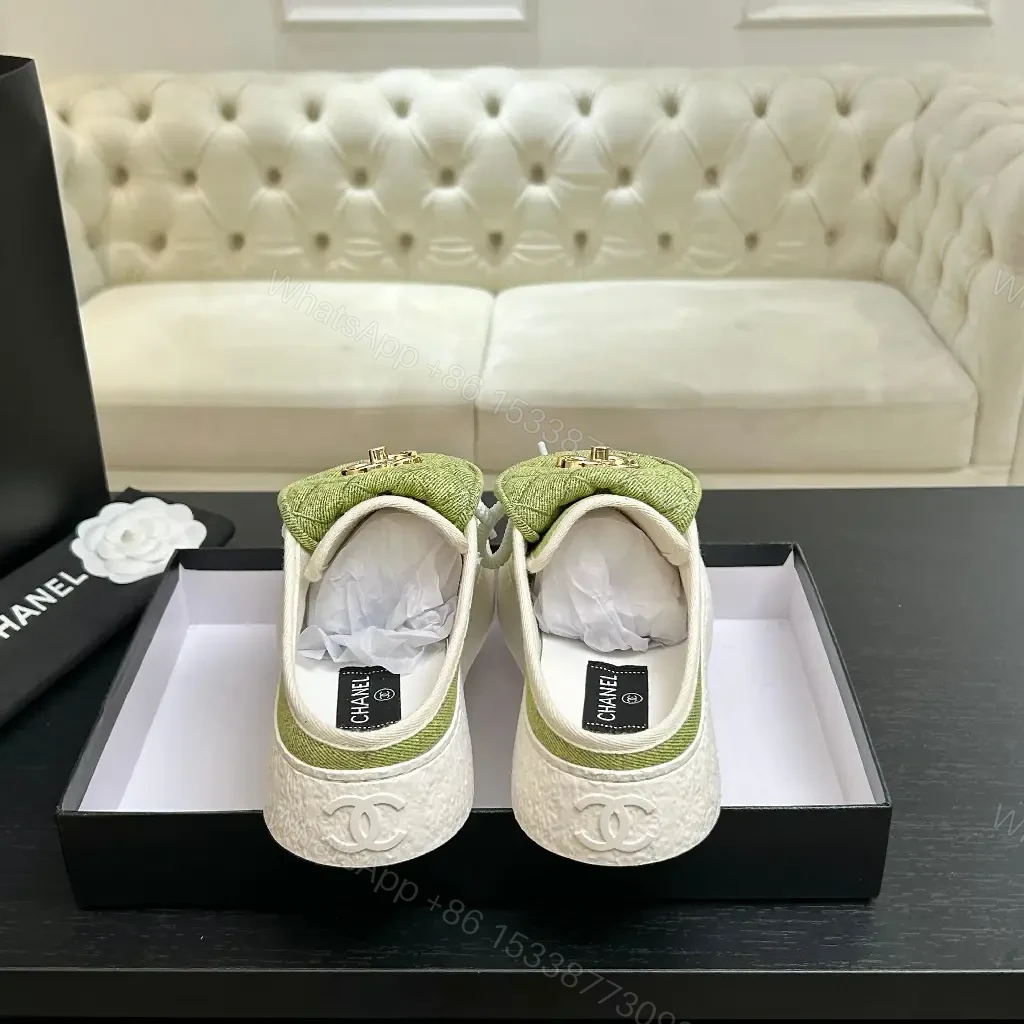View 7 of Soft Sage Knit Sneakers - Textured Comfort Slip-On Trainers