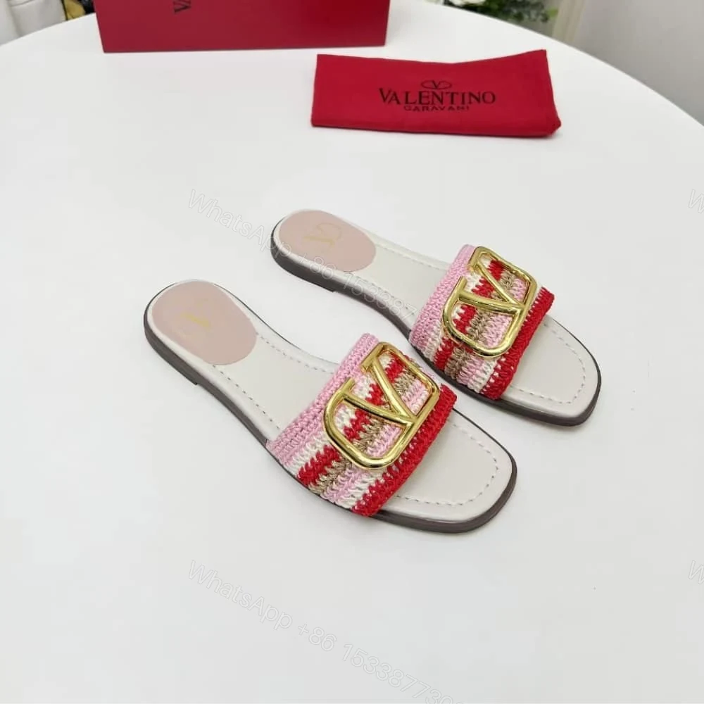 View 3 of VALENTINO VLOGO SIGNATURE SLIDE SANDAL PINK