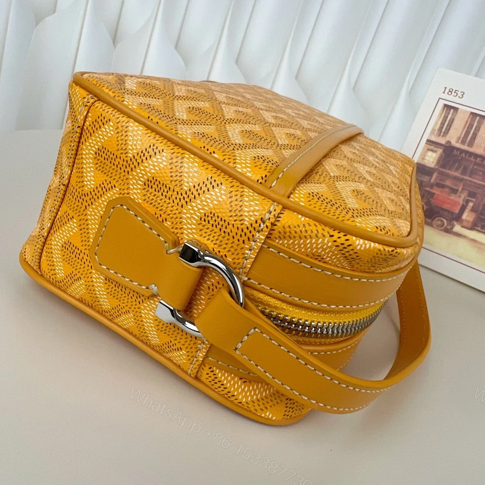 View 7 of 高仿Goyard*CAPVEP8相機郵差包黃色小號免檢版