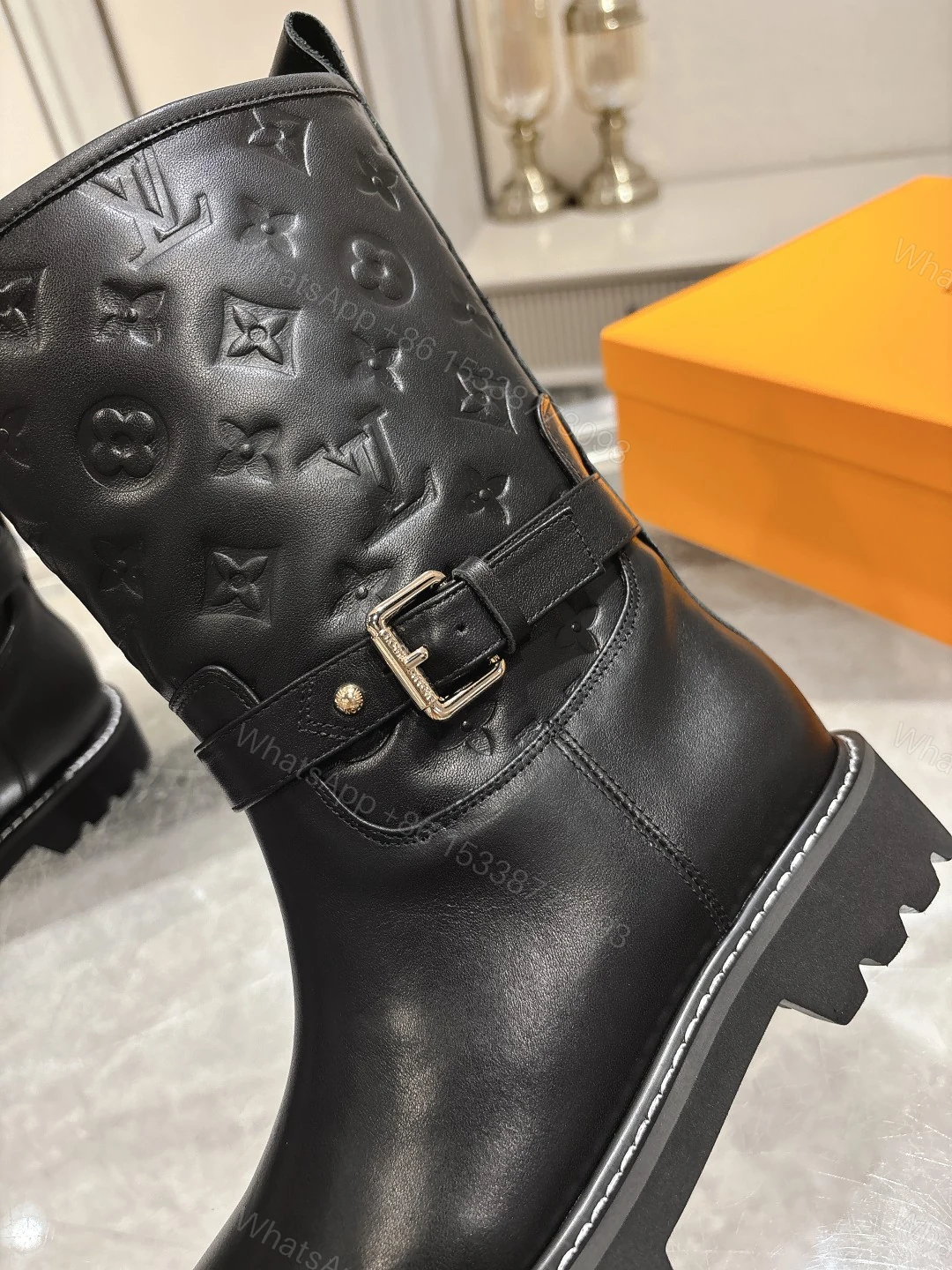 View 5 of LOUIS VUITTON TERRITORY FLAT ANKLE BOOT BLACK 1ADCQ1