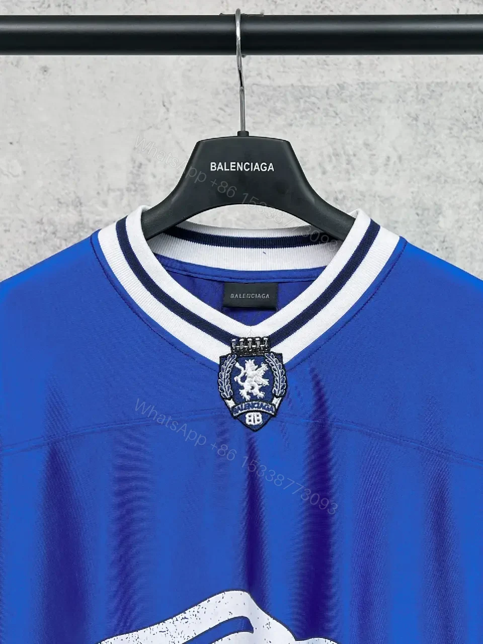 View 8 of Bold Blue Jersey – Luxe Streetwear, Elevated Comfort, Unisex