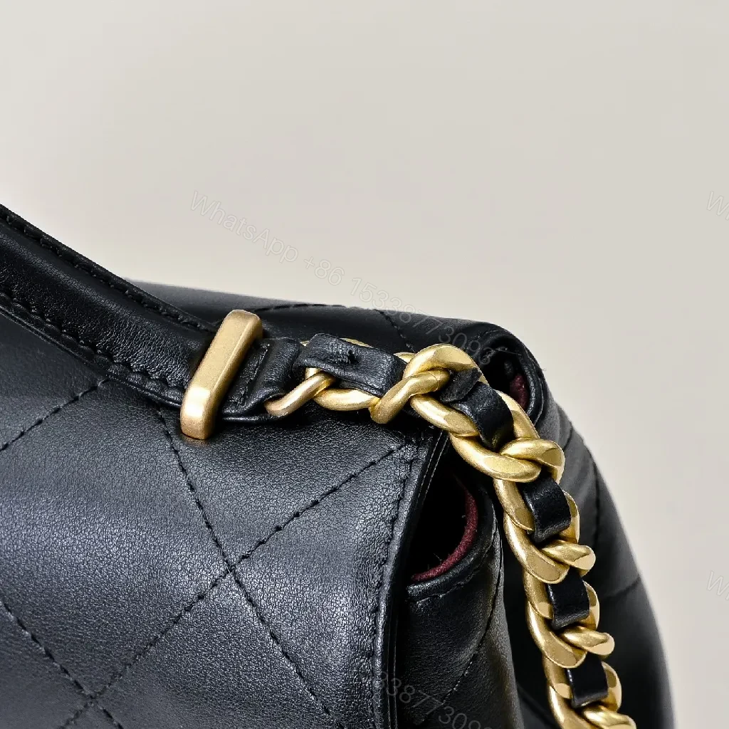 View 2 of Quilted Leather Crossbody: Timeless Luxury Everyday Bag