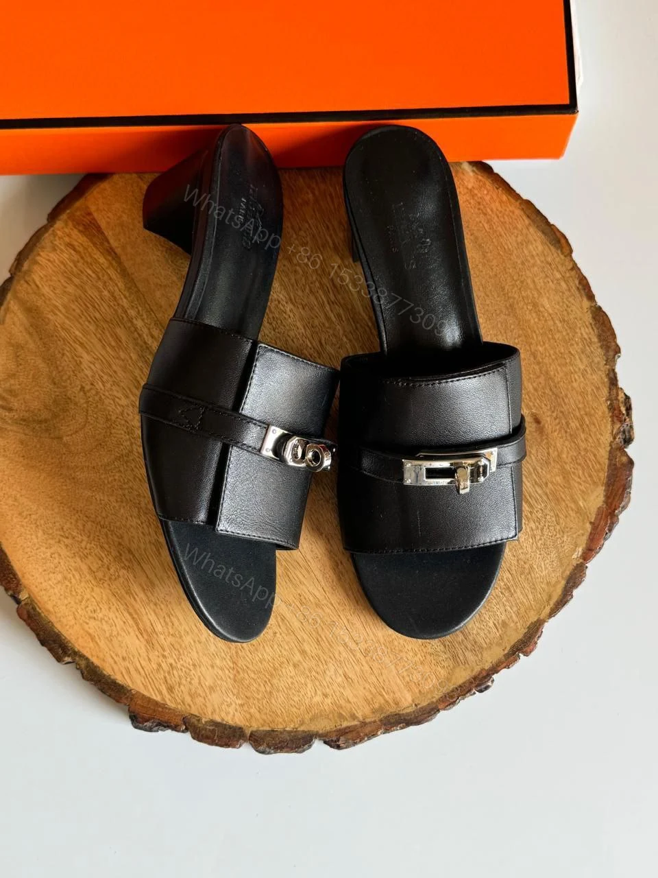 View 2 of Hermes Leather sandal