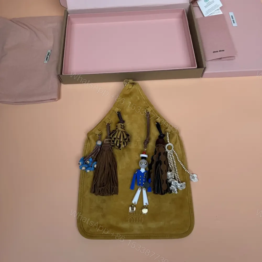 高仿miumiu*5BA295絨面革手提包棕色免檢版 — view 1