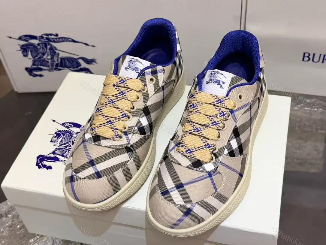 View 3 of BURBERRY TERRACE CHECK SNEAKERS – BBR095