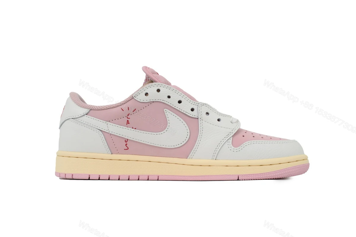 View 5 of Travis Scott x Air Jordan 1 Low OG Shy Pink DM7866-600