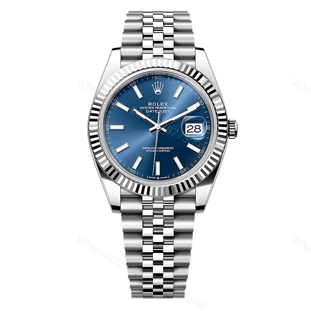 Rolex Datejust Blue Dial Replica — view 1