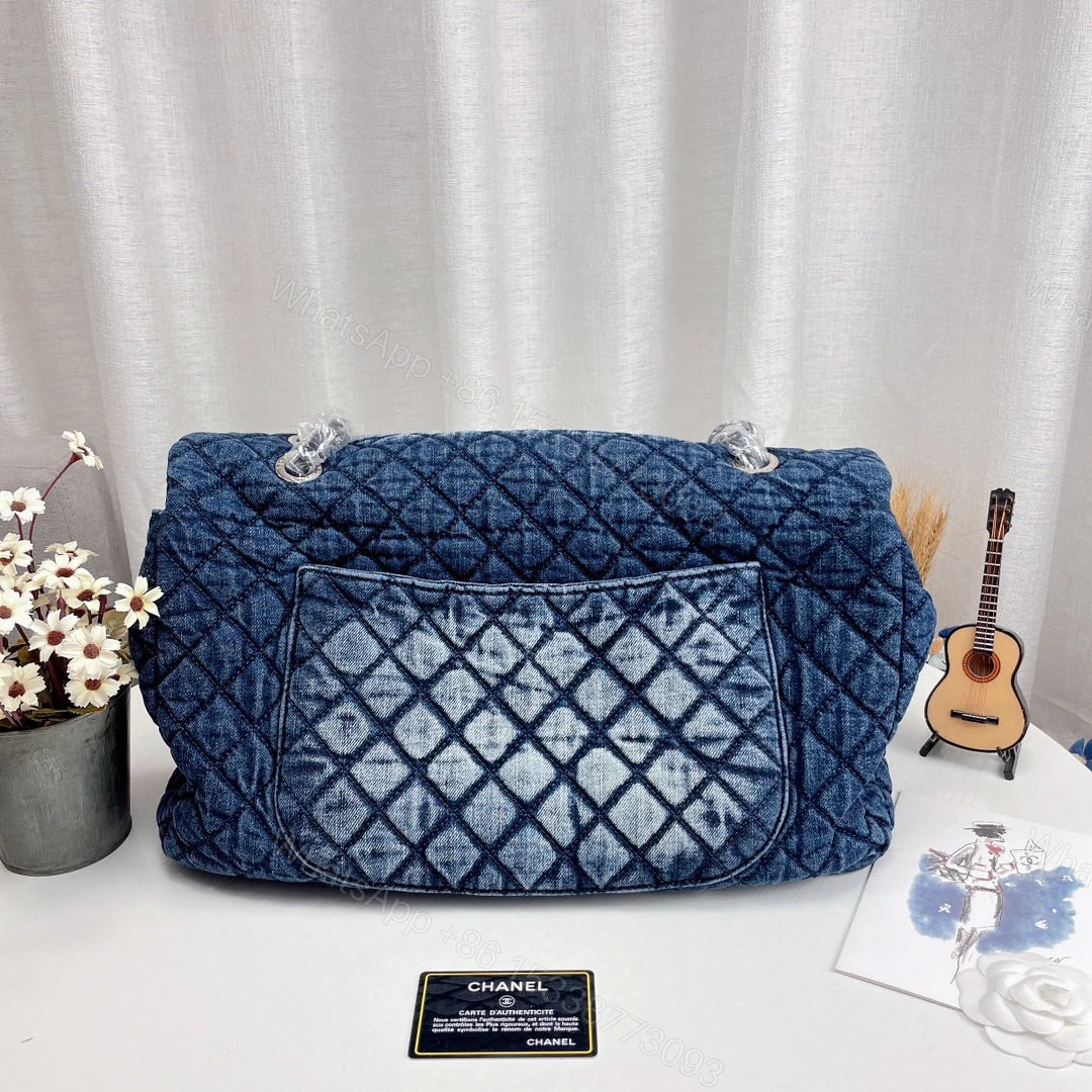 View 7 of Chanel Jumbo Classic Flap Tote Bag