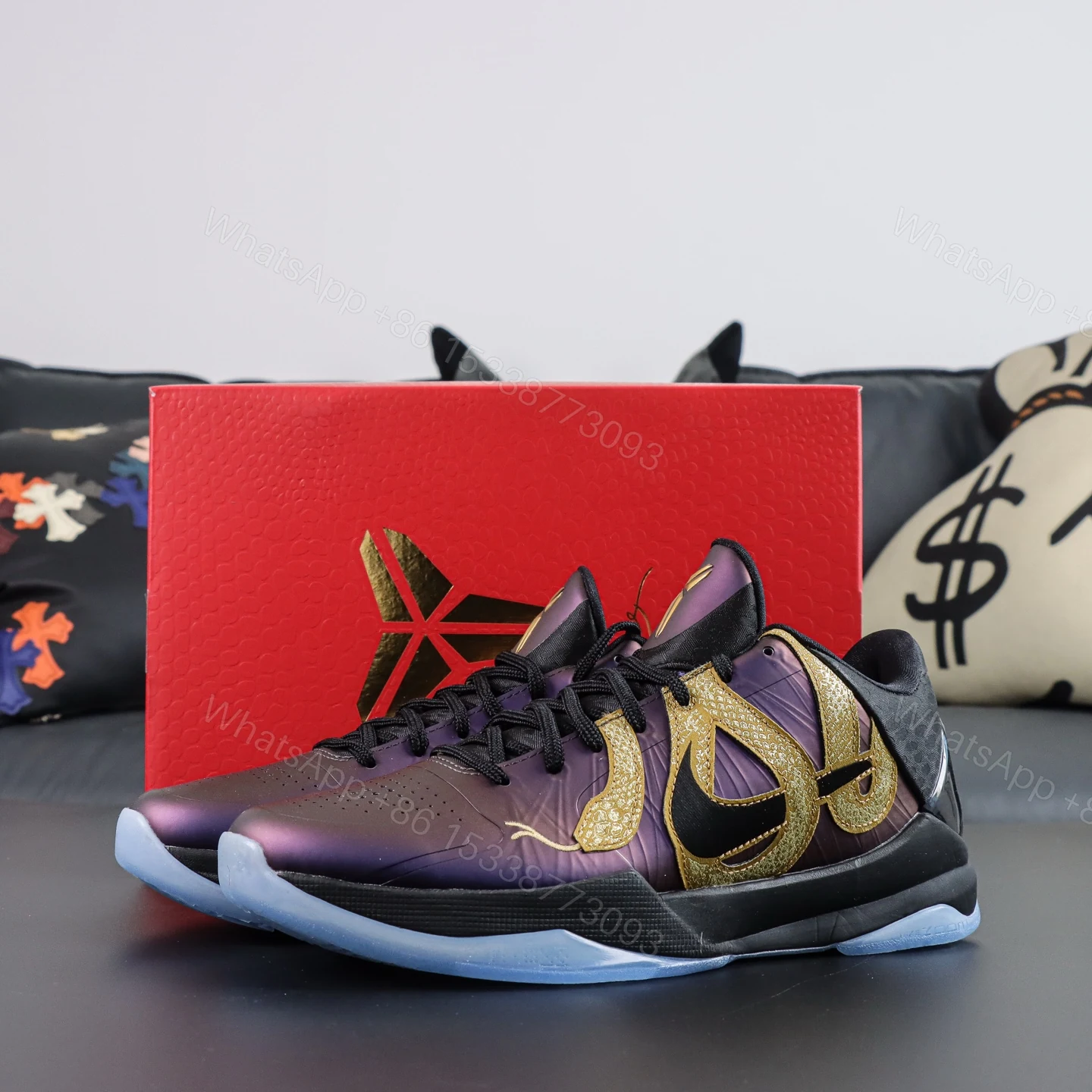Kobe 5 Protro “Year of the Mamba Eggplant” Reps — view 1