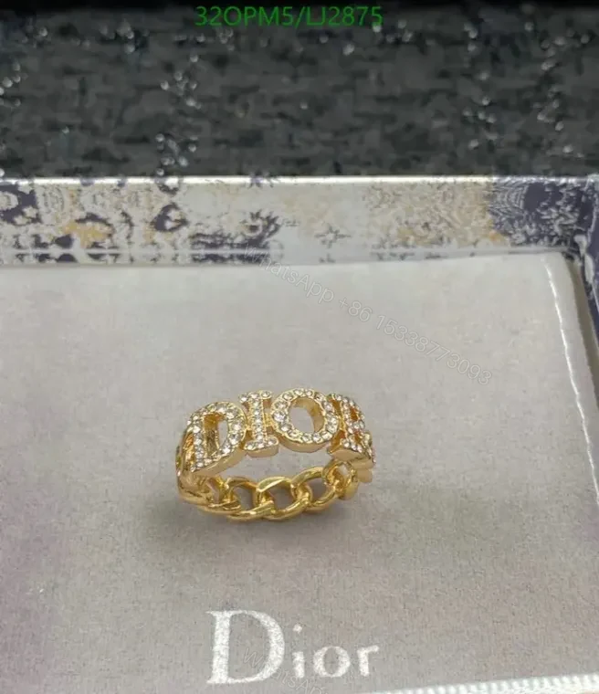 View 6 of Replica Dio(r)evolution Ring Gold Finish Metal – Model LJ28755