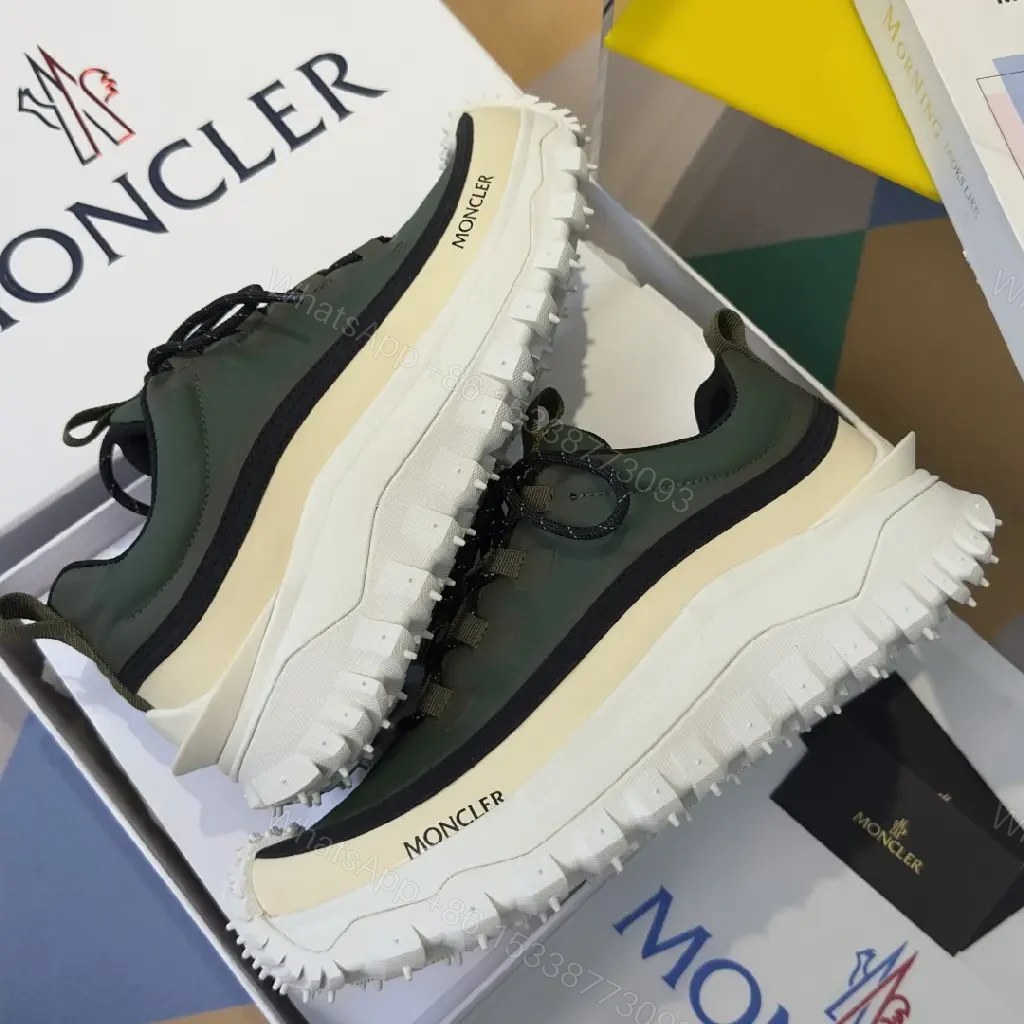 View 5 of Military Luxe Trail Sneakers: Rugged Texture, City Comfort