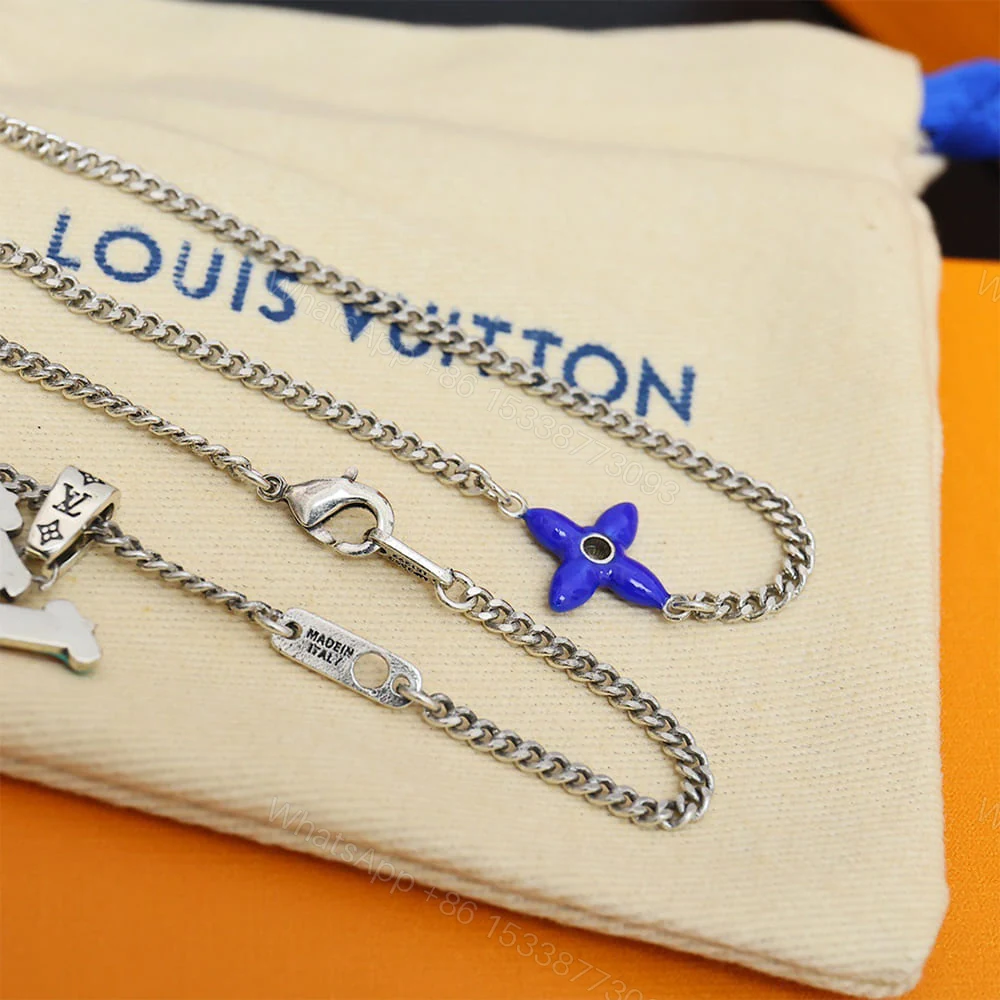 View 6 of LV Psychedelic Necklace Rainbow