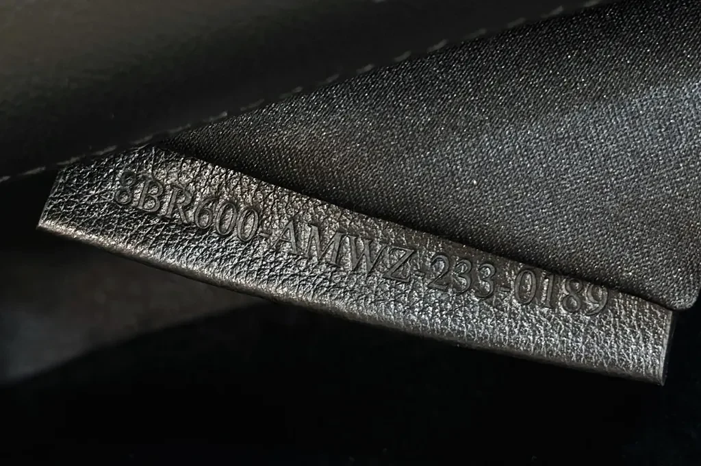 View 3 of Gaguette Bag: Sleek Black Leather Luxury Crossbody Bag