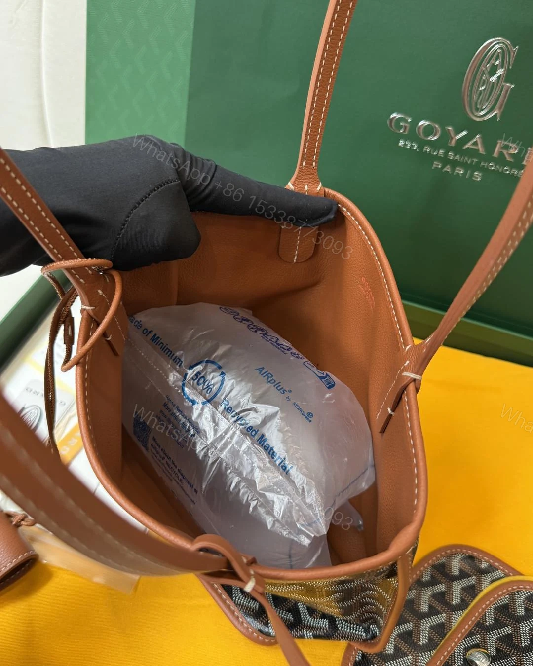View 5 of Goyard Mini Anjou Brown