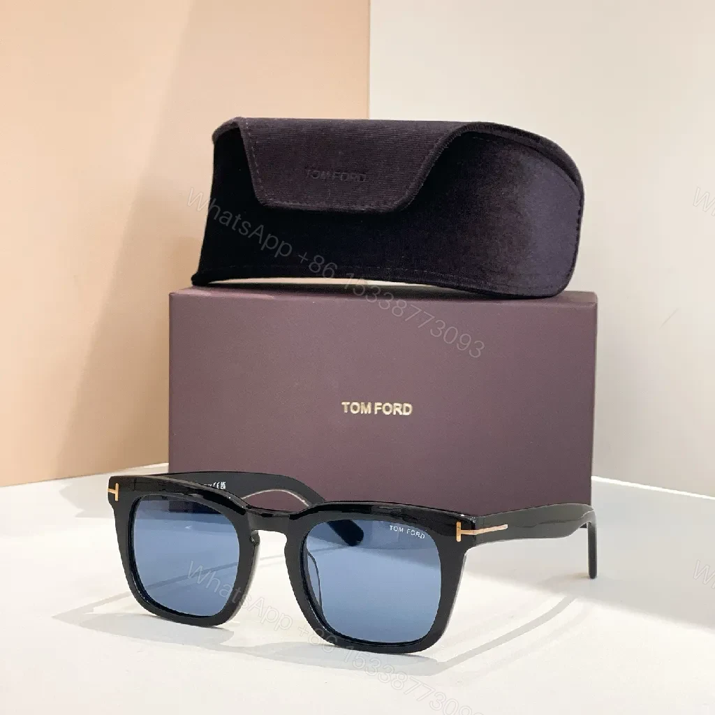 View 9 of Tortoiseshell Acetate Square Sunglasses with Gold Accents
