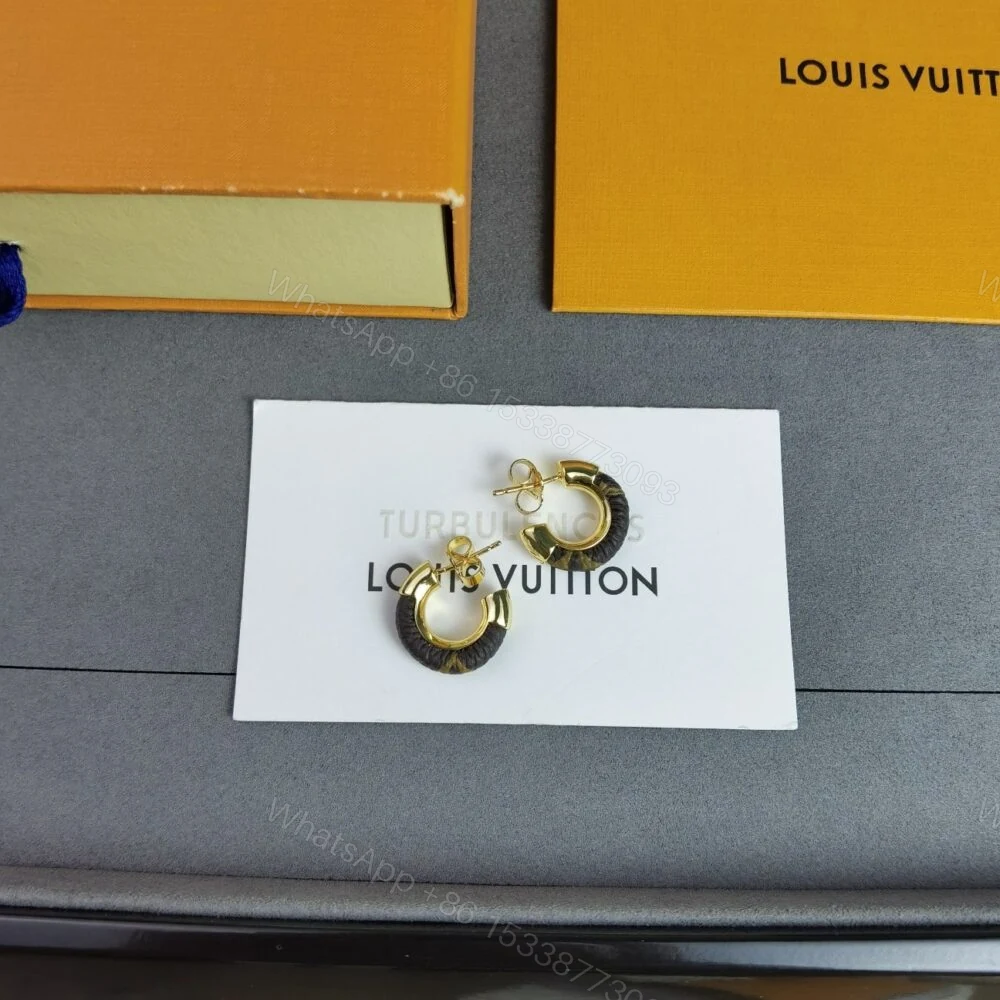 View 3 of Louis Vuitton Wild Mini Hoop Earrings M00474