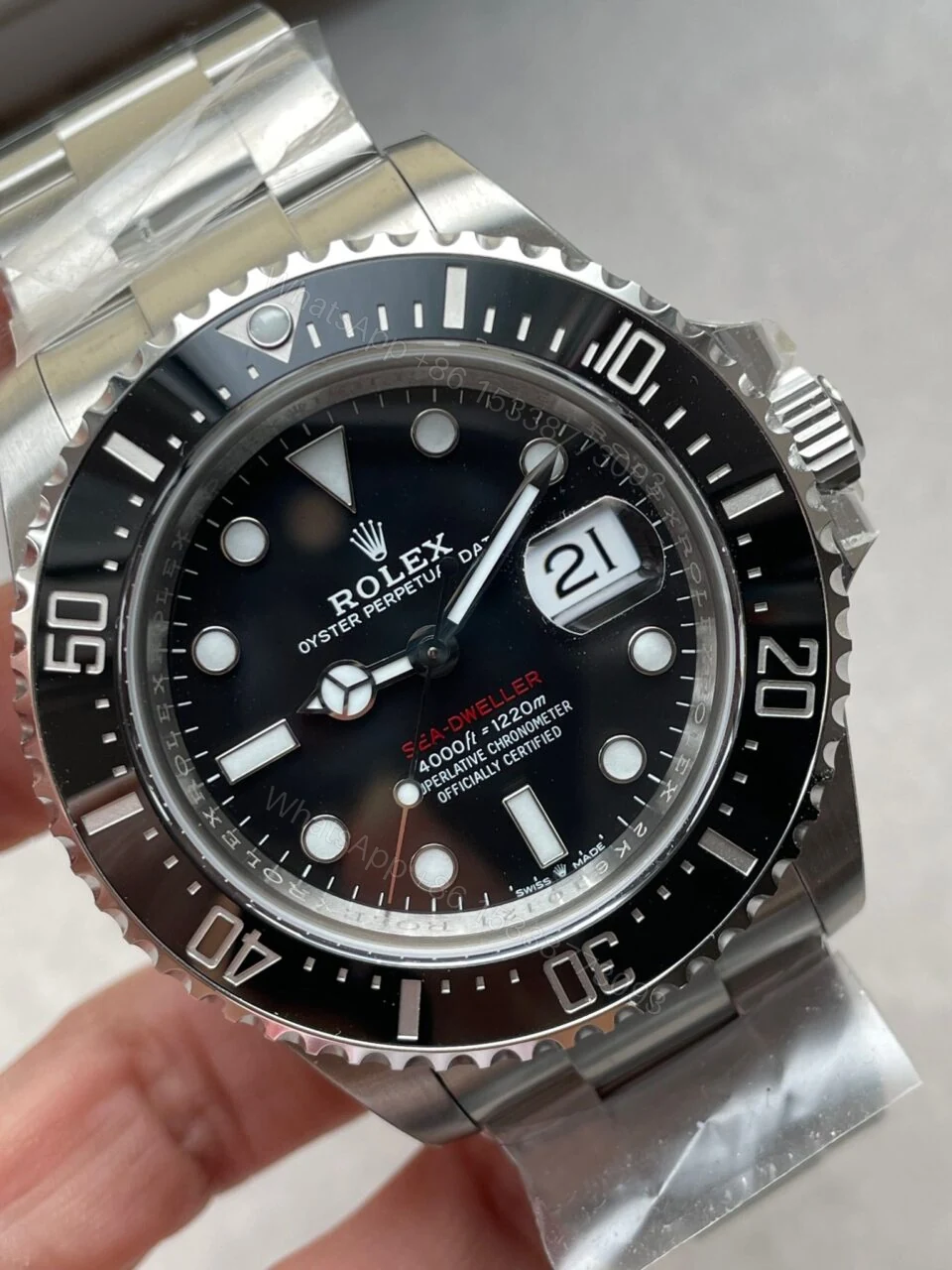 View 4 of VSF FACTORY 1:1 Rolex Sea-Dweller 43mm 126600 904L SS Black Dial VS3235