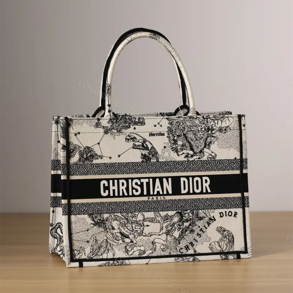 View 4 of 高仿Dior*BookTote系列Zodiac茹伊刺繡手袋M免檢版