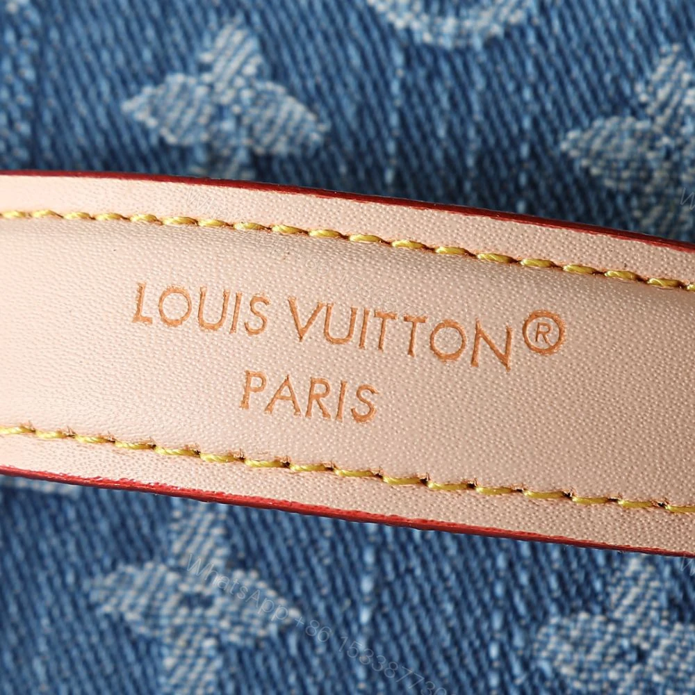 View 9 of Louis Vuitton Nice Mini Monogram Blue Denim 20Cm M27946