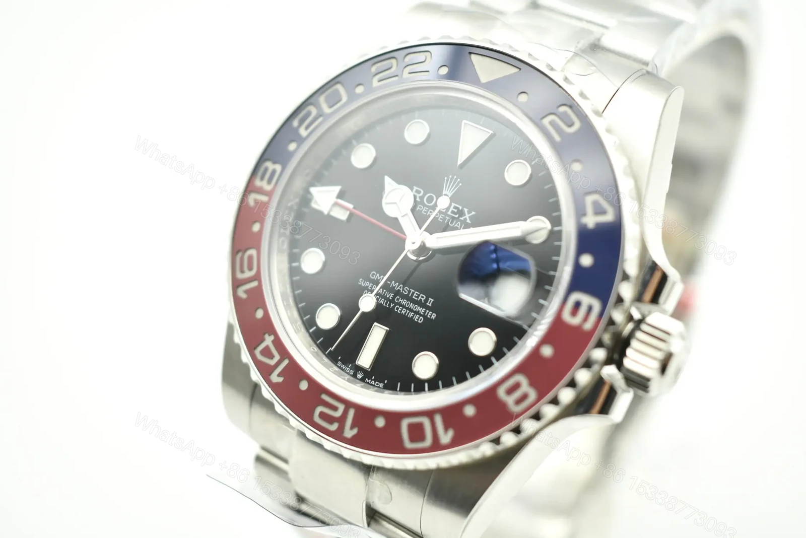 View 3 of Rolex GMT-Master II Pepsi Oyster Watch Ultimate 40MM 126710BLRO-0002