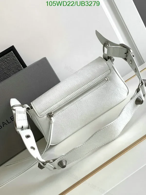 View 24 of Le Cagole XS Sling Bag White Dupe Balenciaga 2P1J37