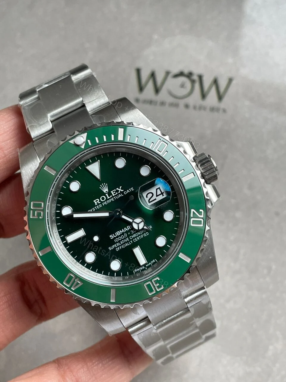 View 3 of VSF FACTORY 1:1 Rolex HULK SUBMARINER 116610 LV BEST EDITION GREEN CERAMIC 904L STEEL VS3135