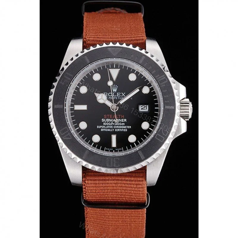 View 2 of Replica Rolex Submariner Black Dial 621387