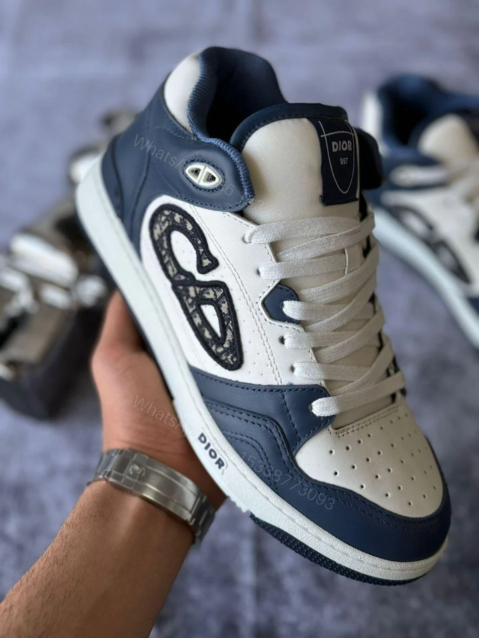 View 6 of Dior B57 Mid-Top Sneaker Cushioned ankle