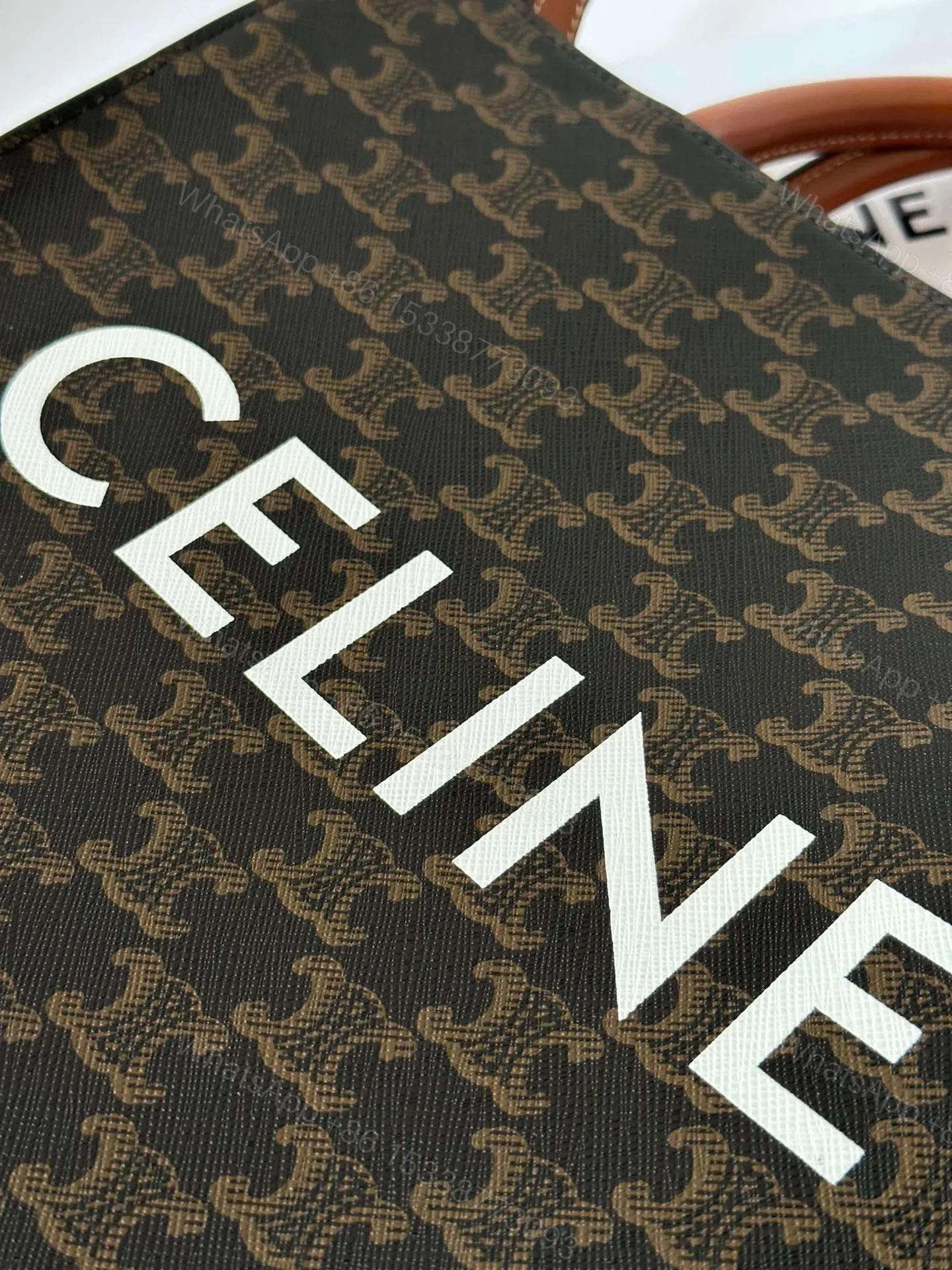 View 4 of Celine Tote Triomphe Canvas Super Quality Handbag 28x32cm