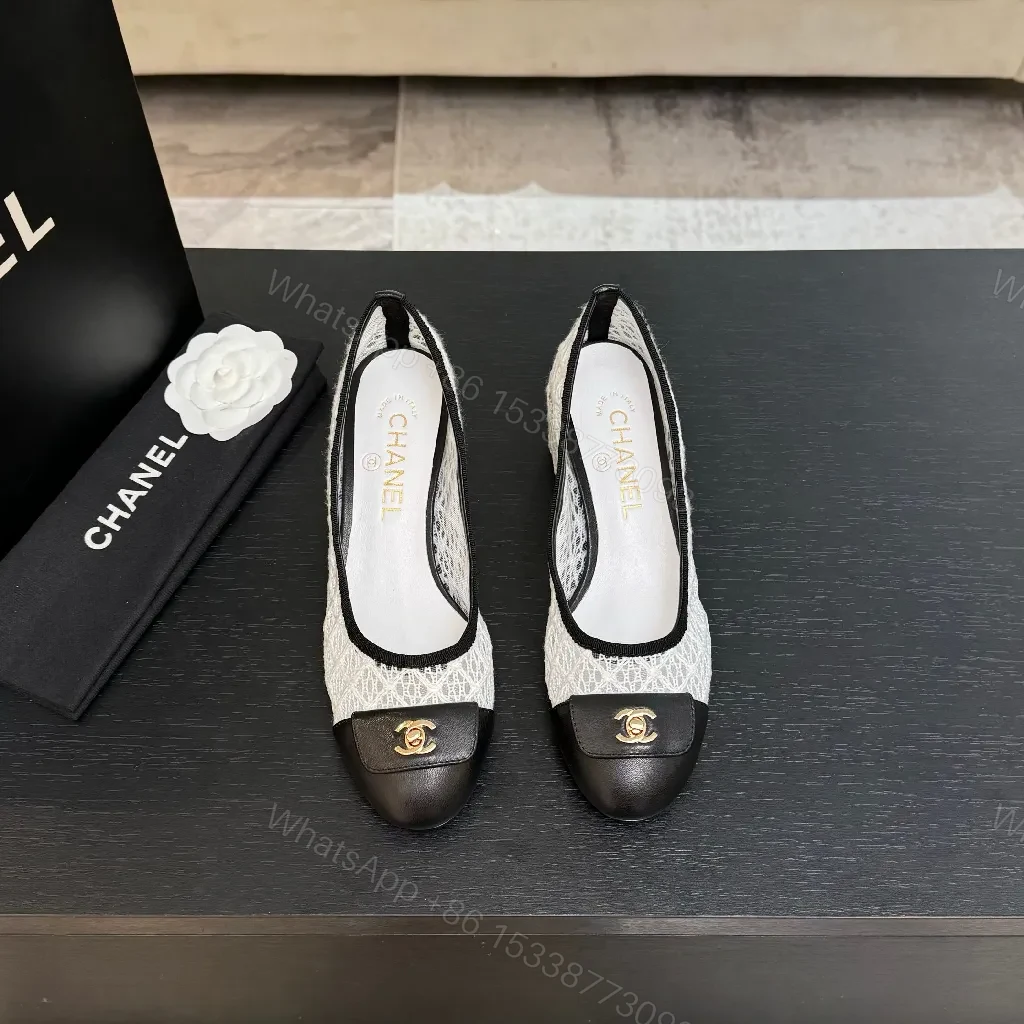 View 7 of Lace-Textured Pumps with Gold Hardware, Everyday Comfort