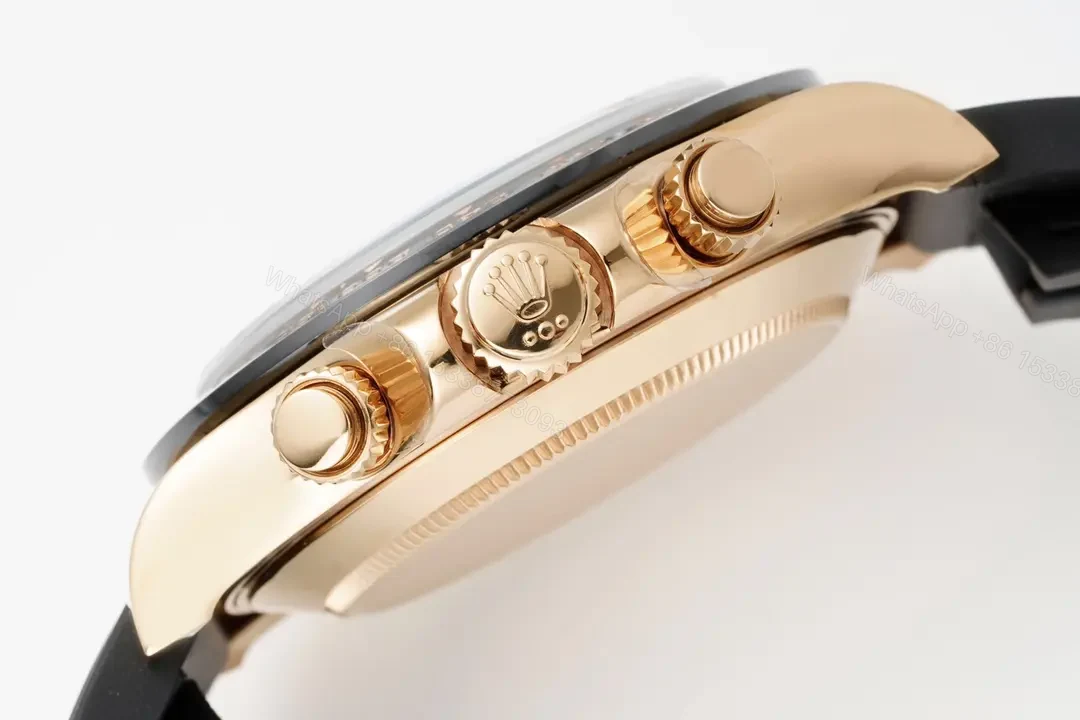 View 6 of C+ Factory Clean Factory Rolex Yacht-Master Rose Gold Black Rubber
