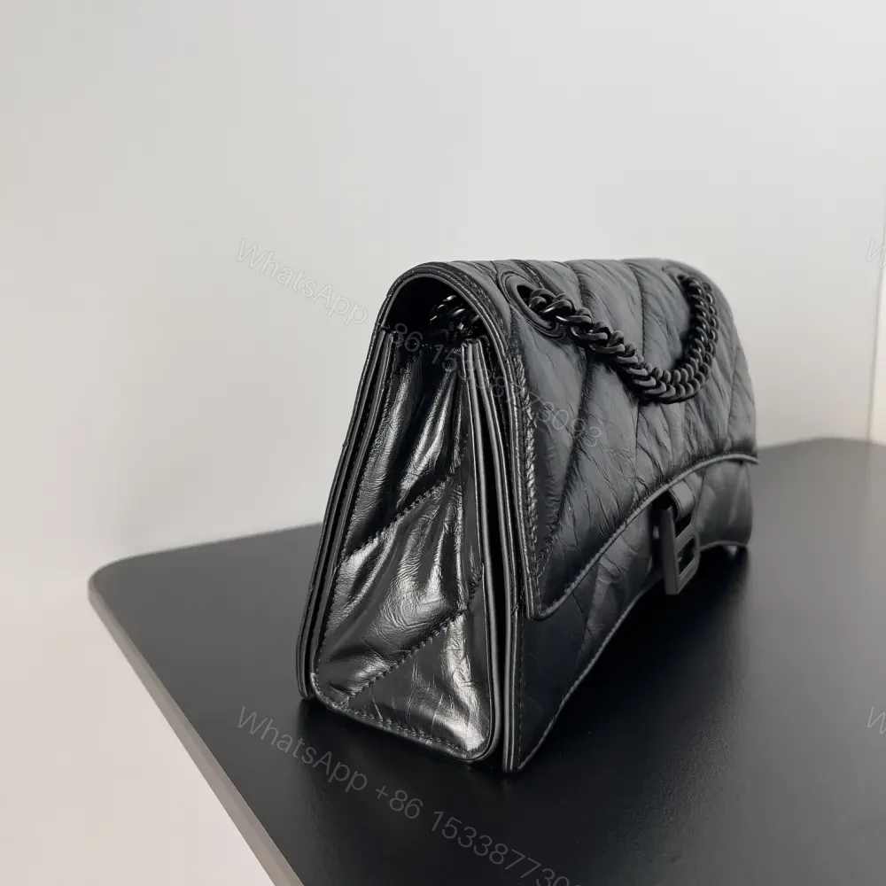 View 4 of 高仿BalenciagaCrush鏈條包小號XS