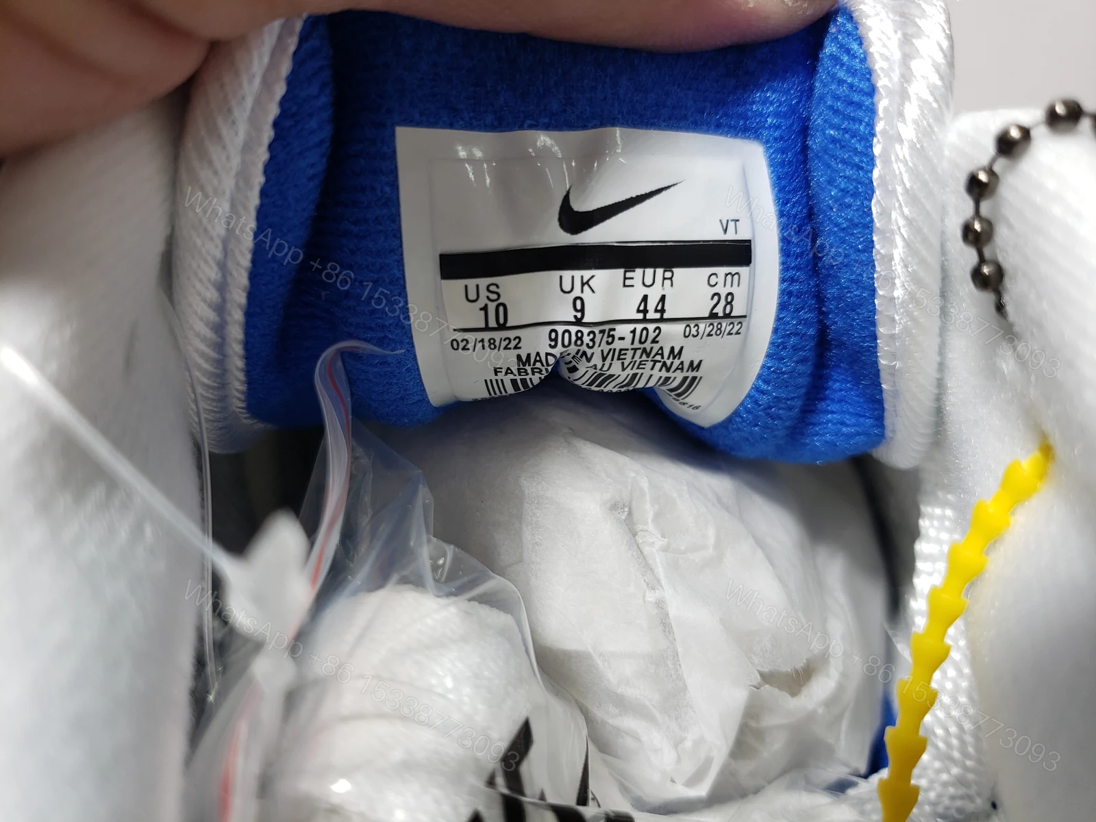 View 7 of Nike Air Max 1 Anniversary "Royal Blue" 908375-102