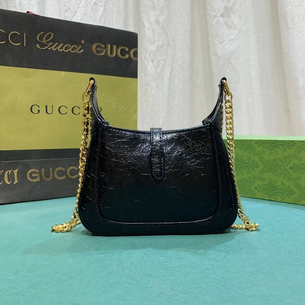 View 5 of Gucci Jackie Notte Mini Bag Black 19Cm
