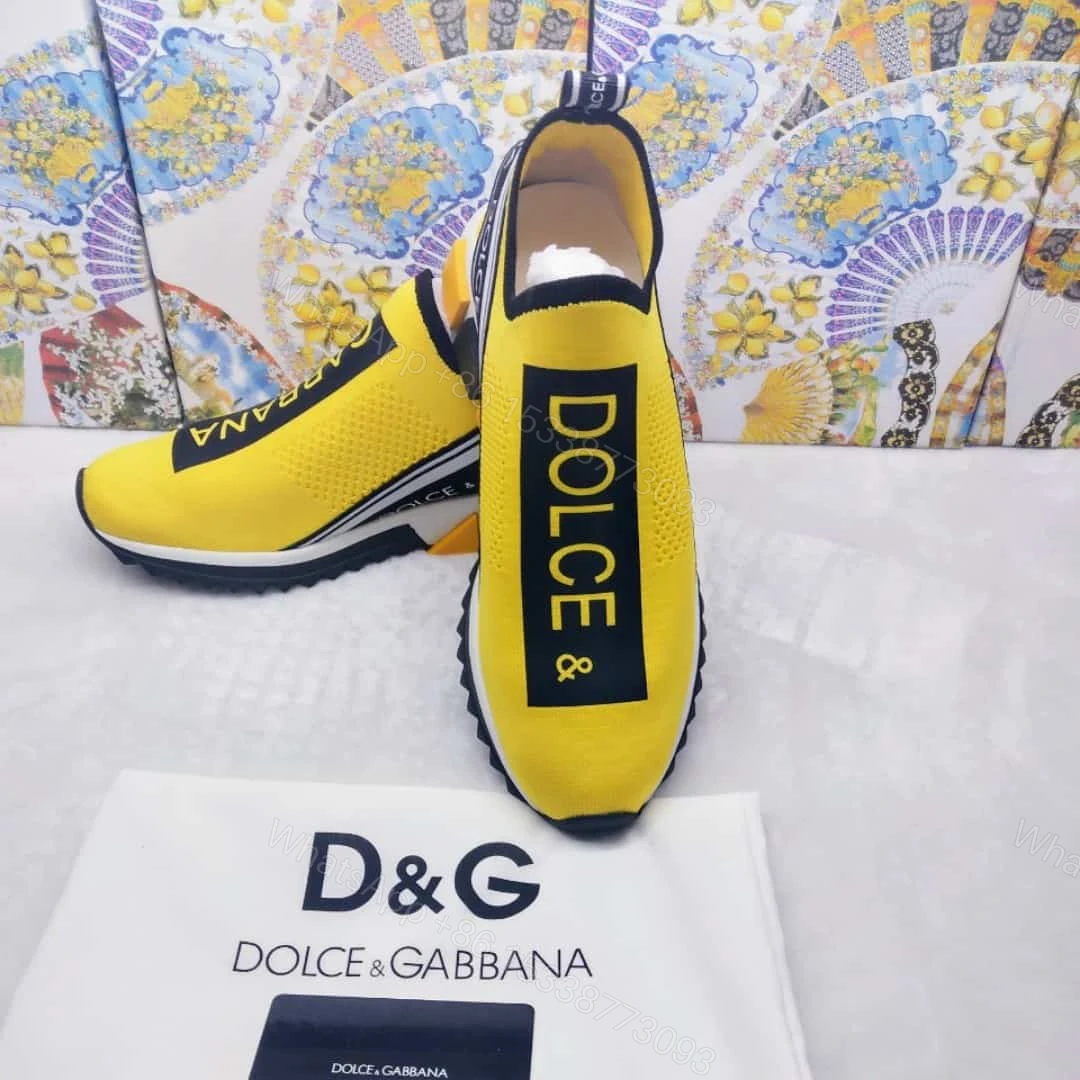 View 8 of DOLCE & GABBANA STRETCH MESH SORRENTO SNEAKERS WITH LOGO – DG48